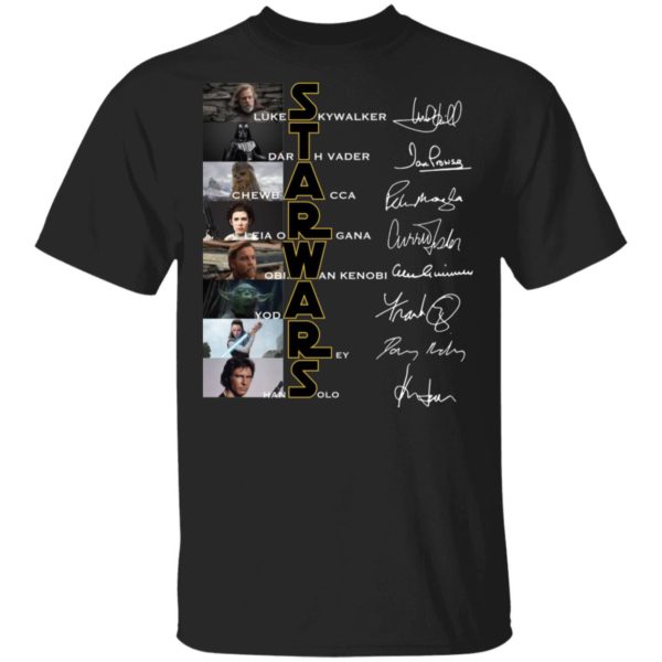 Star Wars Character Signatures Shirt