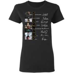 Star Wars Character Signatures Shirt image Star Wars Character Signatures Shirt