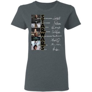 Star Wars Character Signatures Shirt image Star Wars Character Signatures Shirt