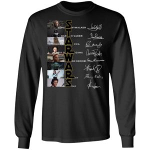 Star Wars Character Signatures Shirt image Star Wars Character Signatures Shirt