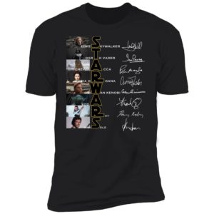 Star Wars Character Signatures Shirt image Star Wars Character Signatures Shirt