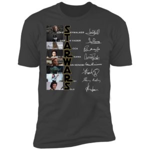 Star Wars Character Signatures Shirt image Star Wars Character Signatures Shirt