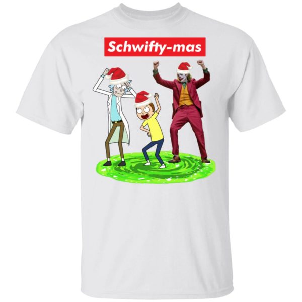 Schwifty mas Rick and Morty Joker Dance Shirt
