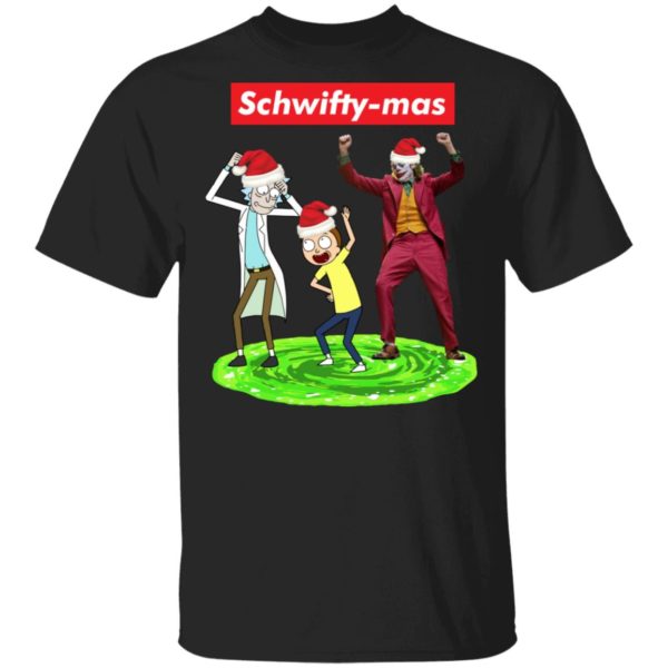Schwifty mas Rick and Morty Joker Dance Shirt