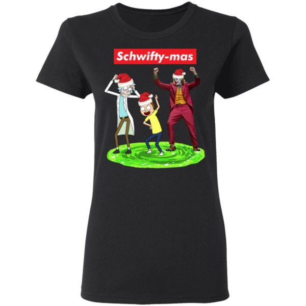 Schwifty mas Rick and Morty Joker Dance Shirt