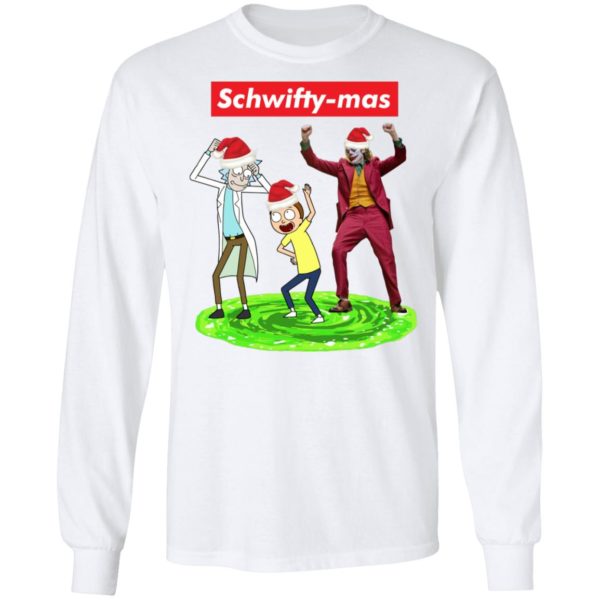 Schwifty mas Rick and Morty Joker Dance Shirt