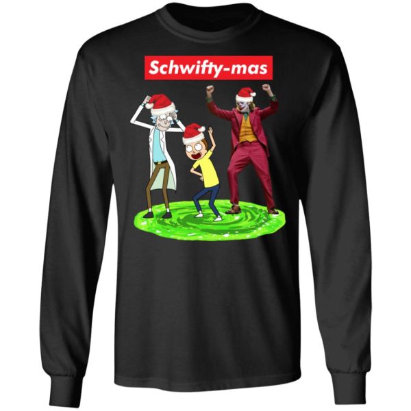 Schwifty mas Rick and Morty Joker Dance Shirt