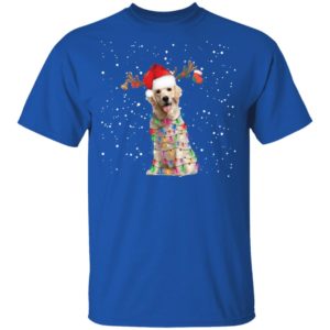Labrador Santa Lights Christmas Dog Xmas Shirt