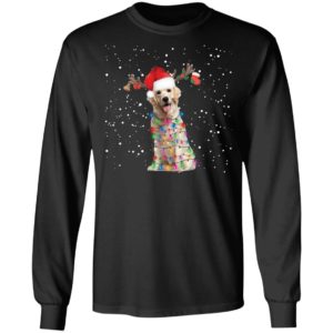 Labrador Santa Lights Christmas Dog Xmas Shirt