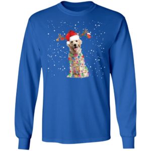 Labrador Santa Lights Christmas Dog Xmas Shirt
