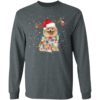 Pomeranian Santa Lights Christmas Xmas Shirt