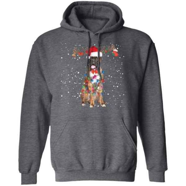 Christmas Lights Boxer Dog Shirt