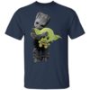 Baby Groot Hugging Baby Yoda Shirt