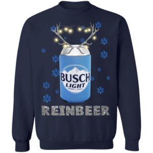 Busch Light Reinbeer Christmas Sweatshirt image Busch Light Reinbeer Christmas Sweatshirt