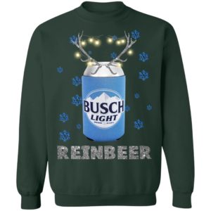 Busch Light Reinbeer Christmas Sweatshirt image Busch Light Reinbeer Christmas Sweatshirt