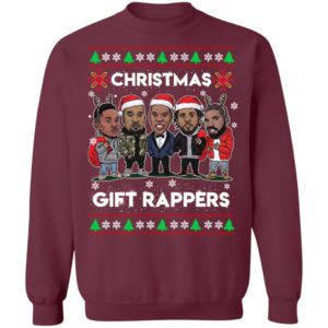 Christmas Rappers Kanye, Drake, Meek Mill Sweatshirt