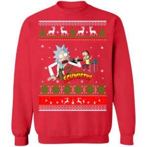 Rick and morty You gotta Get Schwifty Christmas Sweatshirt