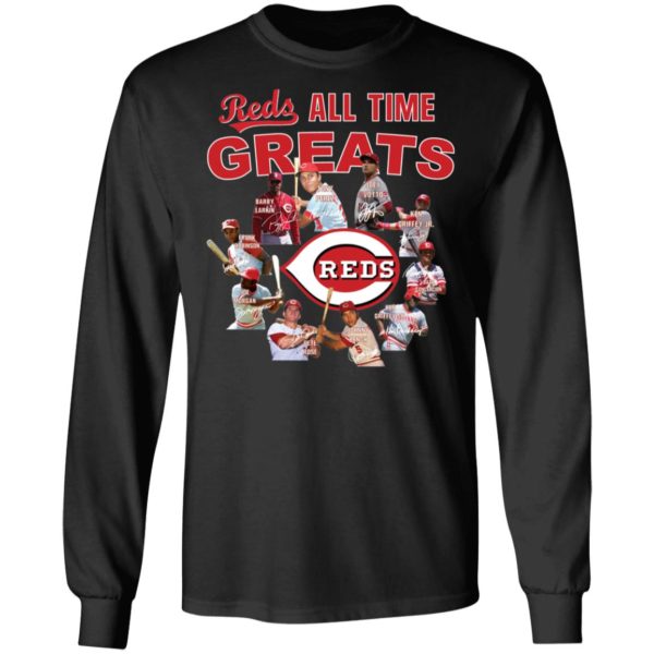 Cincinnati Reds All time Greats Players Signatures Shirt