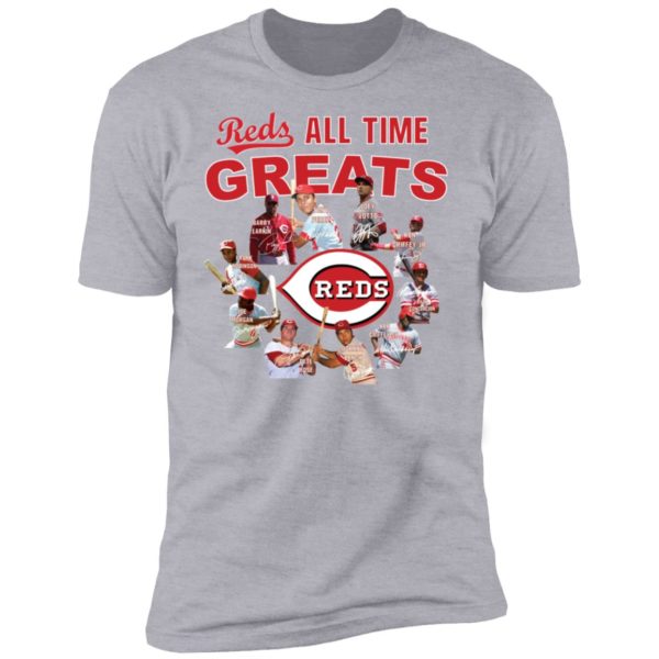 Cincinnati Reds All time Greats Players Signatures Shirt