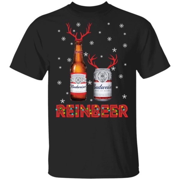 Budweiser Reinbeer Funny Beer Reindeer Christmas Sweatshirt