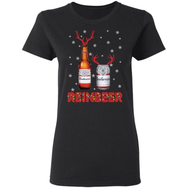 Budweiser Reinbeer Funny Beer Reindeer Christmas Sweatshirt