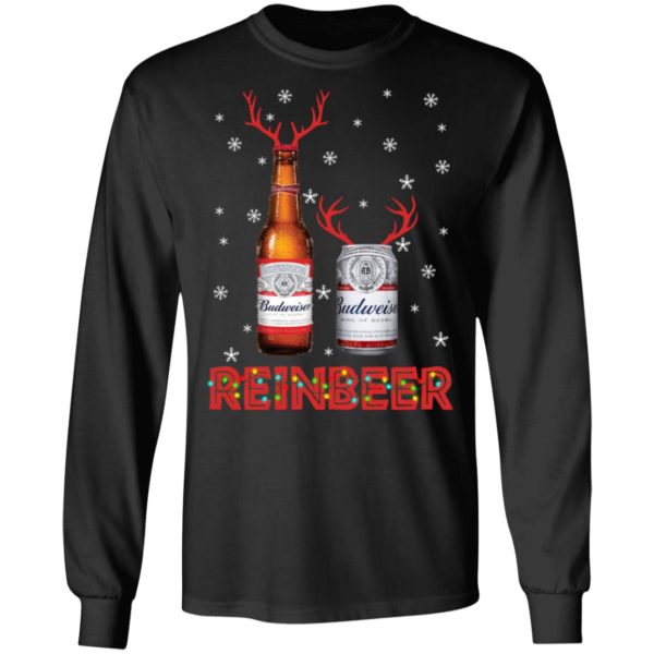 Budweiser Reinbeer Funny Beer Reindeer Christmas Sweatshirt