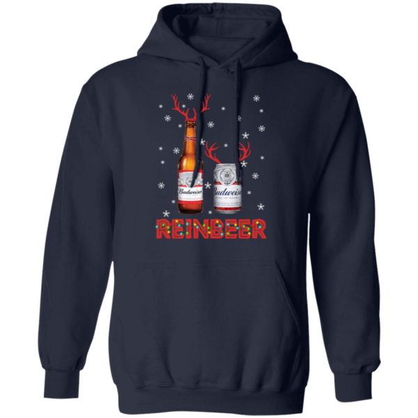 Budweiser Reinbeer Funny Beer Reindeer Christmas Sweatshirt