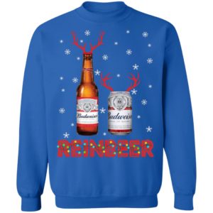 Budweiser Reinbeer Funny Beer Reindeer Christmas Sweatshirt image Budweiser Reinbeer Funny Beer Reindeer Christmas Sweatshirt