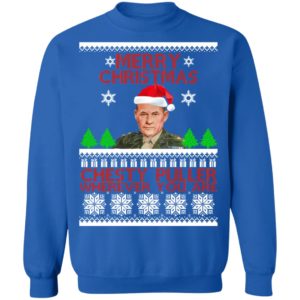 Marine Corps Chesty Puller Wherever You Are Christmas Sweatshirt