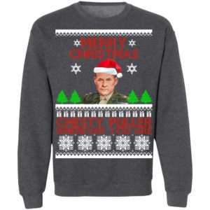 Marine Corps Chesty Puller Wherever You Are Christmas Sweatshirt