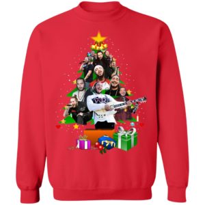 Post Malone Christmas Tree Sweatshirt