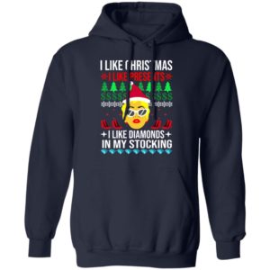 I Like Christmas I Like Presents I Like Diamonds Cardi B Christmas Sweatshirt