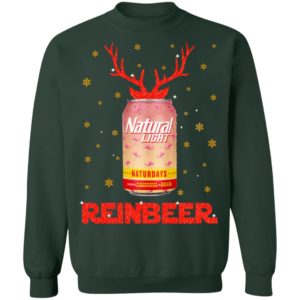 Natural Light ReinBeer Strawberry Lemonade Naturdays Christmas Sweatshirt