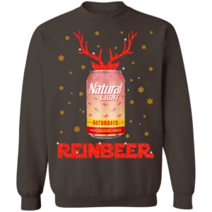 Natural Light ReinBeer Strawberry Lemonade Naturdays Christmas Sweatshirt