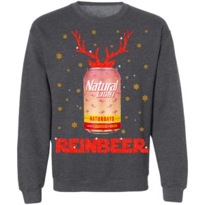 Natural Light ReinBeer Strawberry Lemonade Naturdays Christmas Sweatshirt