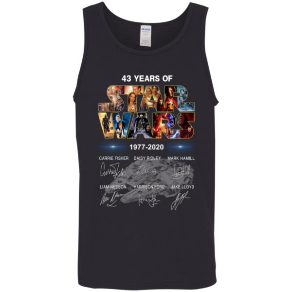 43 Years Of Star Wars 1977 2020 Signature Shirt