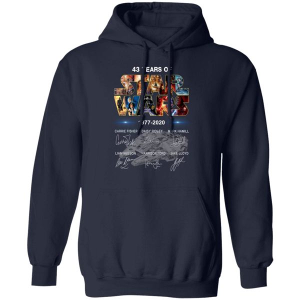 43 Years Of Star Wars 1977 2020 Signature Shirt