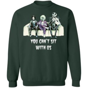 Beetlejuice Edward Jack Tim Burton You Can’t Sit With Us Shirt
