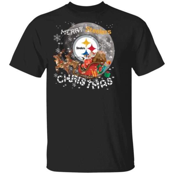 Merry Christmas Football Pittsburgh Steelers Shirt