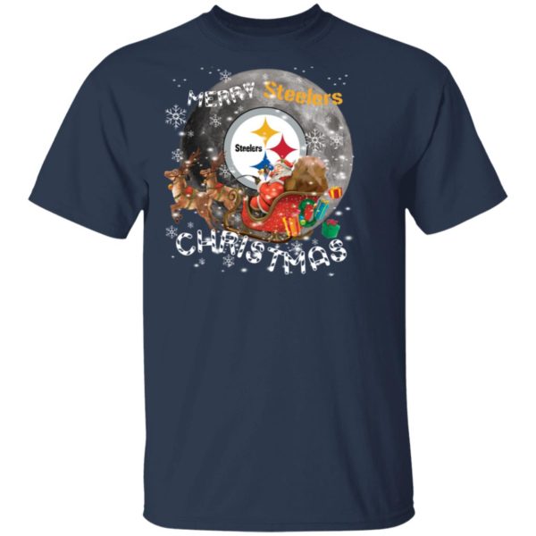 Merry Christmas Football Pittsburgh Steelers Shirt