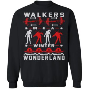 Walker Wonderland Ugly Christmas The Walking Dead Christmas Sweatshirt