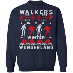 Walker Wonderland Ugly Christmas The Walking Dead Christmas Sweatshirt