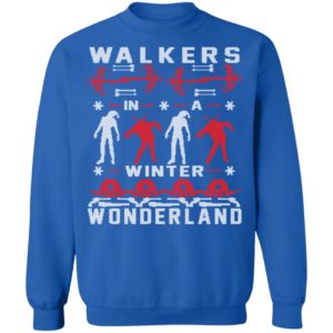 Walker Wonderland Ugly Christmas The Walking Dead Christmas Sweatshirt