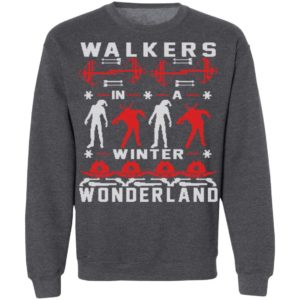 Walker Wonderland Ugly Christmas The Walking Dead Christmas Sweatshirt