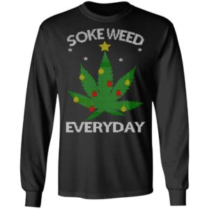 Smoke Weed Everyday Christmas Sweatshirt