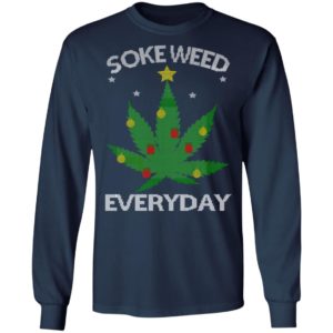 Smoke Weed Everyday Christmas Sweatshirt
