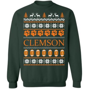 Clemson Tigers Christmas Sweatshirt image Clemson Tigers Christmas Sweatshirt