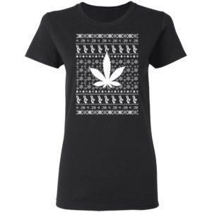 Weed Marijuana Ugly Christmas Sweatshirt