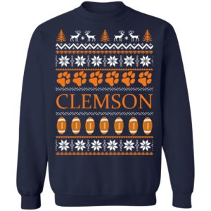 Clemson Tigers Christmas Sweatshirt image Clemson Tigers Christmas Sweatshirt