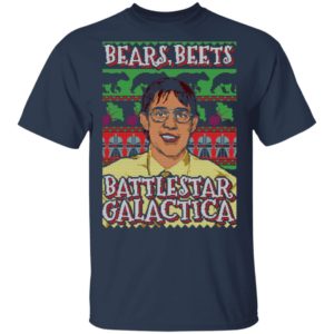 Bears Beets Battlestar Galactica Ugly Christmas Shirt